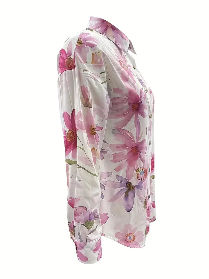 Caylin™ | Elegant Lightweight Floral Blouse