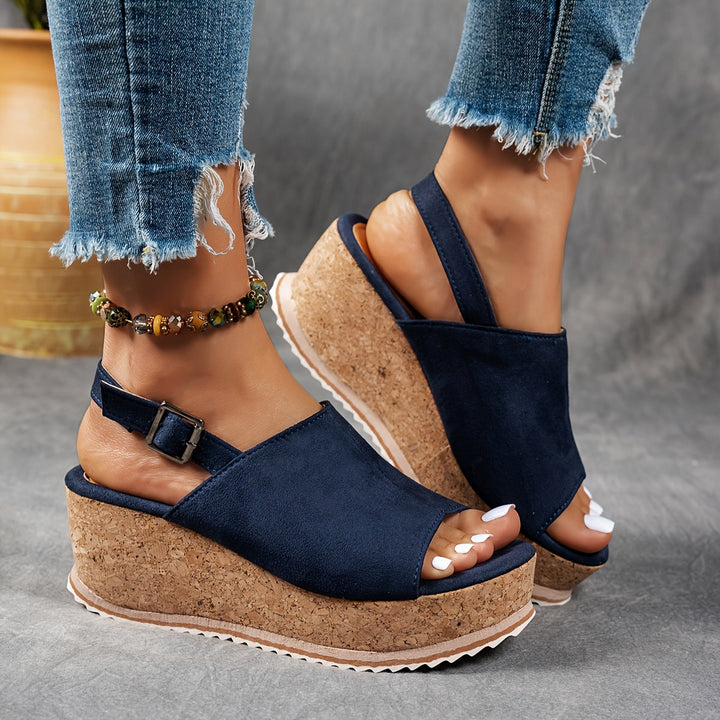 Luna™ | Platform Buckle Sandals