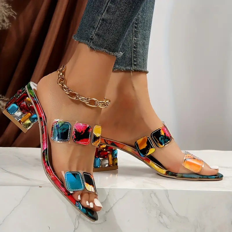 Chiara™ | Colorful Sandals with Double Strap