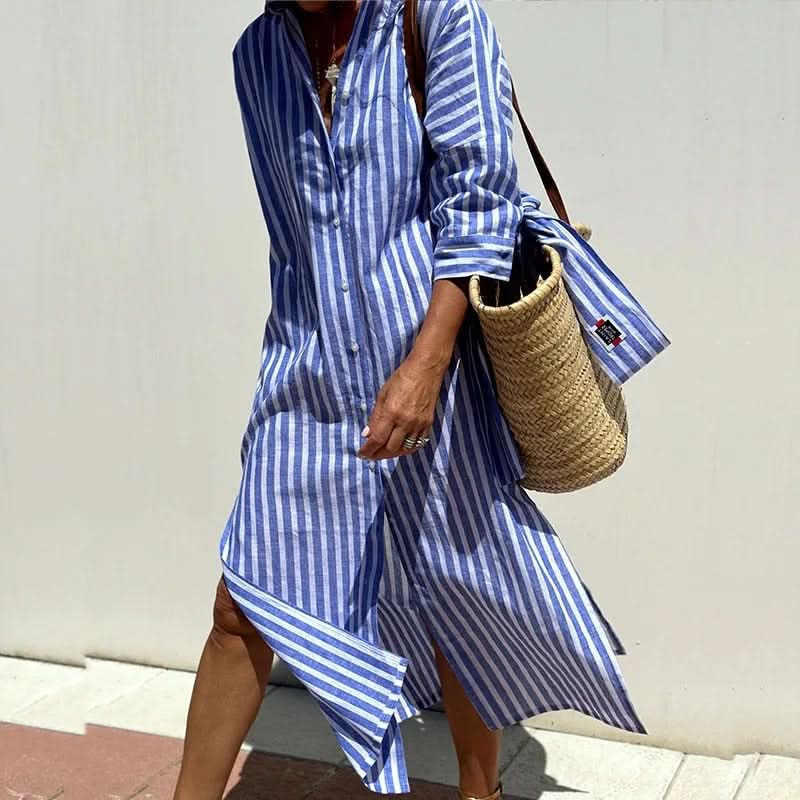 Bade - Summer Dress with Elegant Stripes