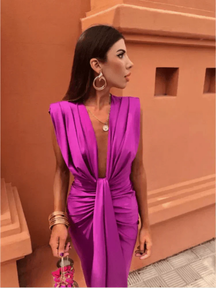 Cordelia | Elegant Draped Dress