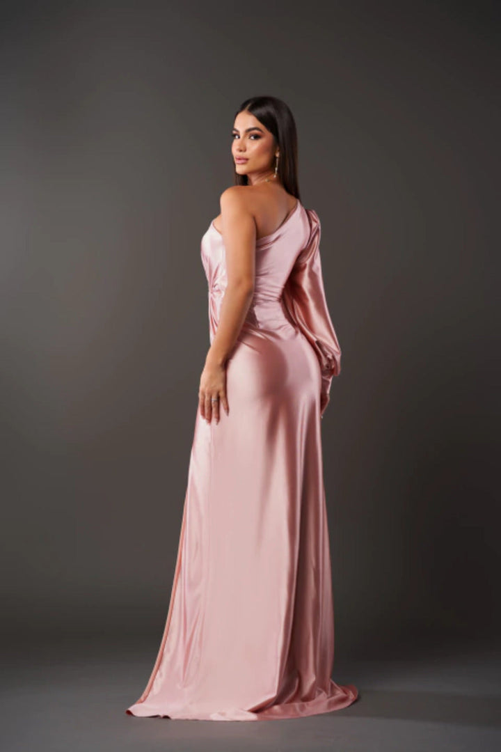 Ava | Draped One-Shoulder Evening Dress