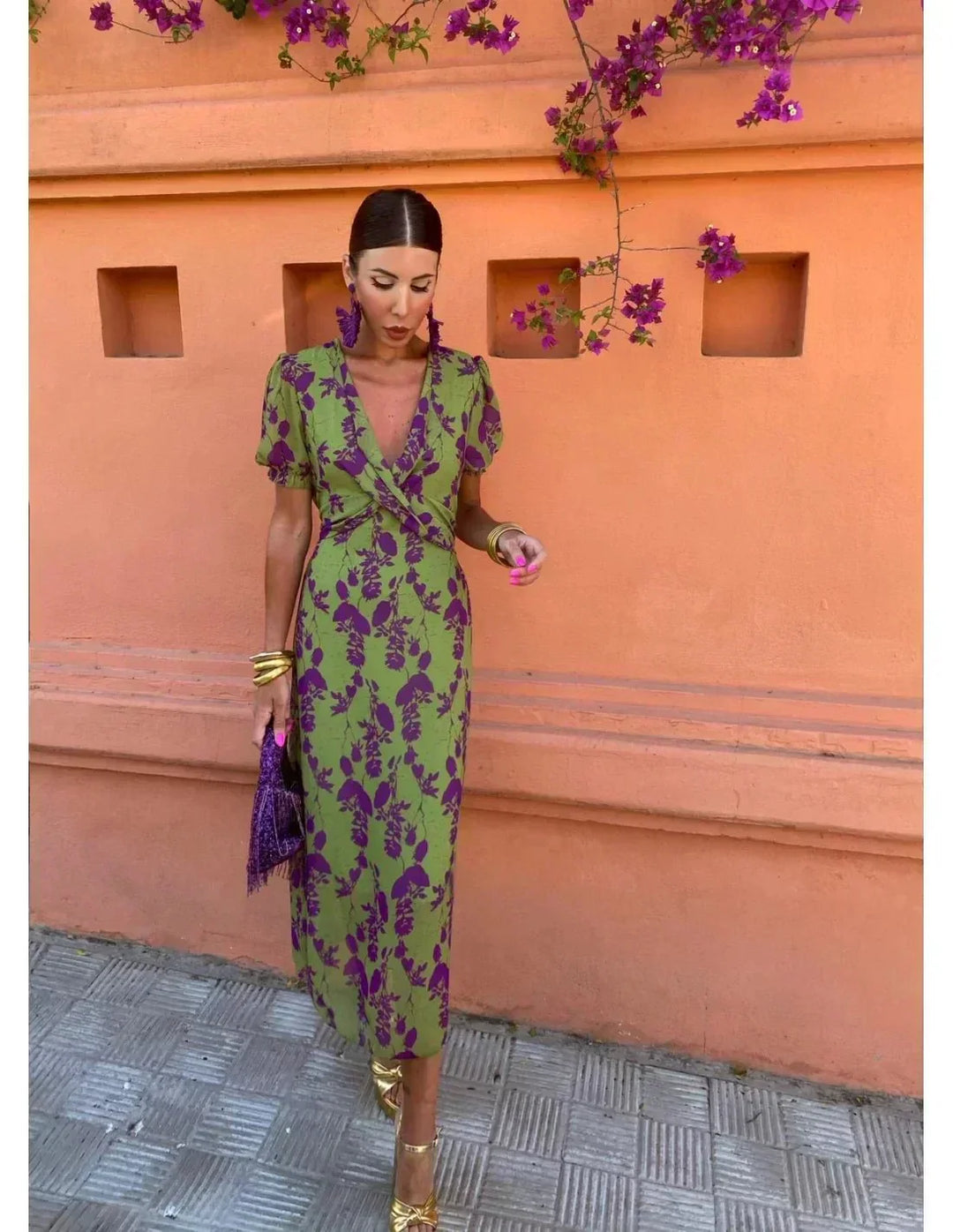 Melys | Elegant Printed Dress